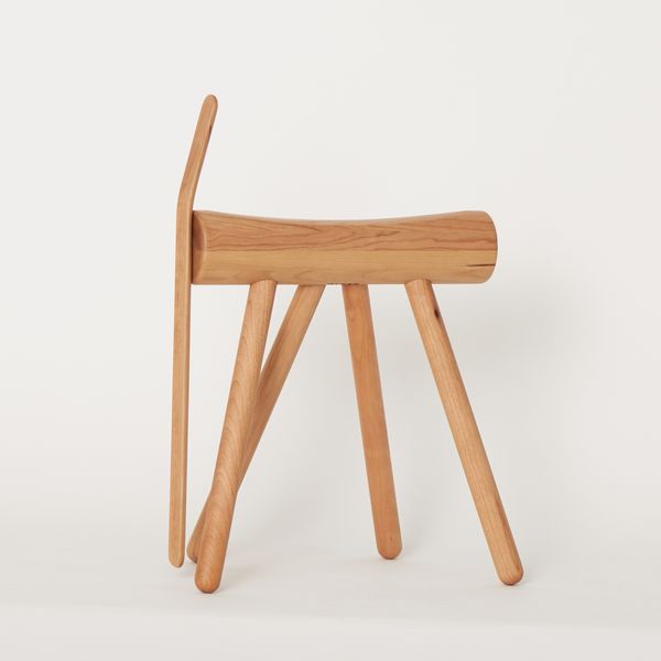 スツール BELLEFINE DENTO/ES Stool ＆ Shoehone -広島県府中市の木工家具ブランドが作った