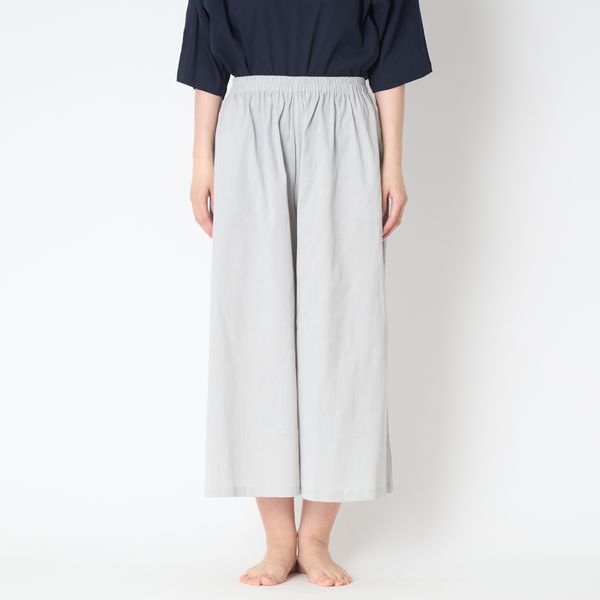 スタイルストアの高島ちぢみ リラックスウェア ギャザーワイドパンツ