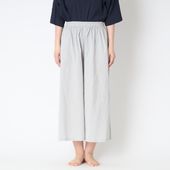 スタイルストアの高島ちぢみ リラックスウェア ギャザーワイドパンツ