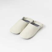 ABE HOME SHOES/合皮のバブーシュ