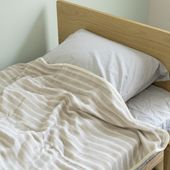 ichiori/5重ボーダーガーゼケット