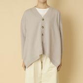 NARU/タスマニアラムAラインカーディガン