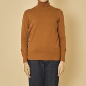 sisam/オーガニックコットン リブタートルネック