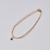 STELLA CIFFON/ビーズ×淡水パール3wayネックレス