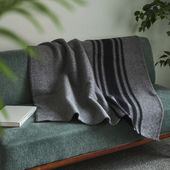 CO-ON/ボーダーゲート ウール毛布 ハーフ