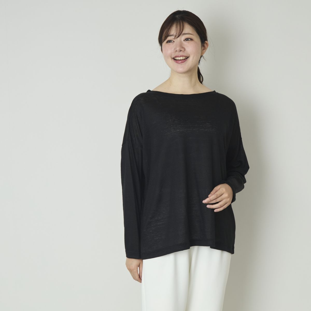 DAYS/プルミエルリネン天竺プルオーバー