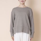 Kilka/軽くてきれい見えするスーピマ裏毛のプルオーバー