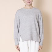 Kilka/軽くてきれい見えするスーピマ裏毛のプルオーバー