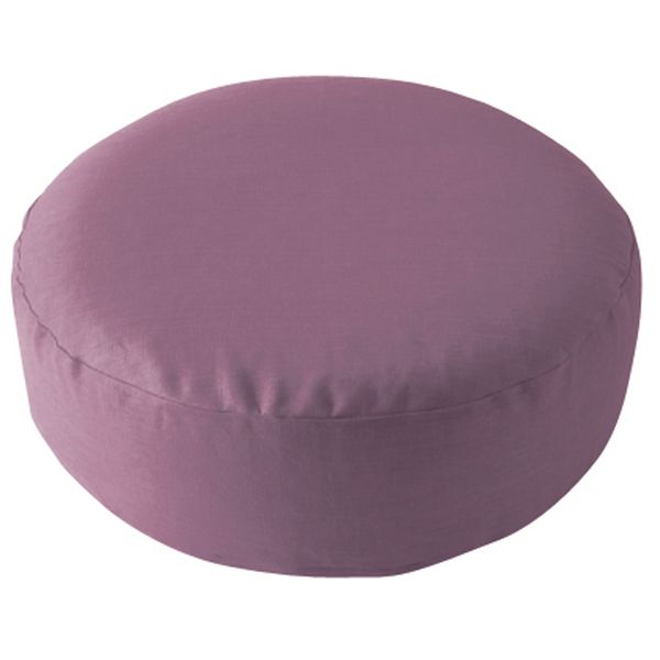 FIBER ART STUDIO/リネンクッションチェア ラウンド -特殊ビーズが FIBER ART STUDIO/リネンクッションチェア ラウンド -特殊ビーズが