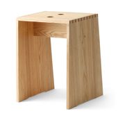 GAKUNAN/タモ無垢材のスツール