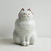 sen/動物のオブジェ TWIN CATS