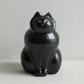 sen/動物のオブジェ TWIN CATS