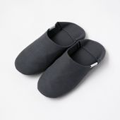 ABE HOME SHOES/帆布のバブーシュ S