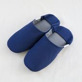 ABE HOME SHOES/帆布のバブーシュ M