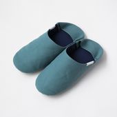 ABE HOME SHOES/帆布のバブーシュ M