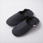 ABE HOME SHOES/帆布のバブーシュ ボア L