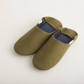 ABE HOME SHOES/麻のバブーシュ L