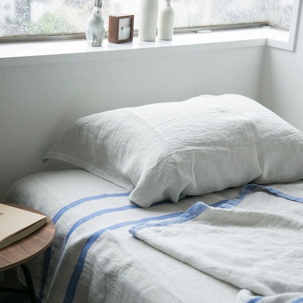 LAPUAN KANKURIT/USVA リネンブランケット 150x260cm -暑い時期