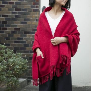 LAPUAN KANKURIT/ポケットショール UNI -体をあたためてくれるウールの