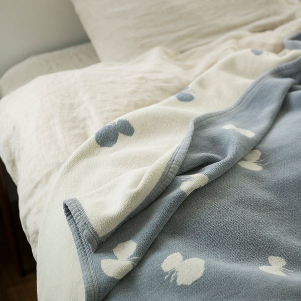 KLIPPAN/mina perhonen シュニールコットン シングルブランケット