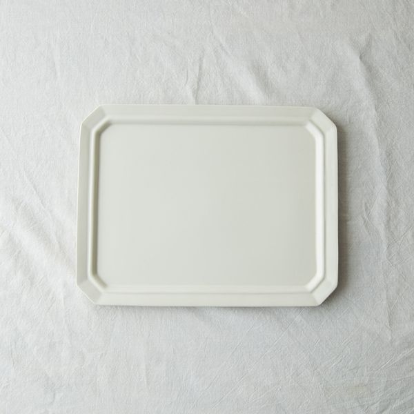 SAKUZAN/Sara スクエアプレート L -繊細な色で料理を引き立てる器