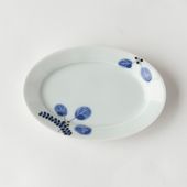 リム楕円小皿