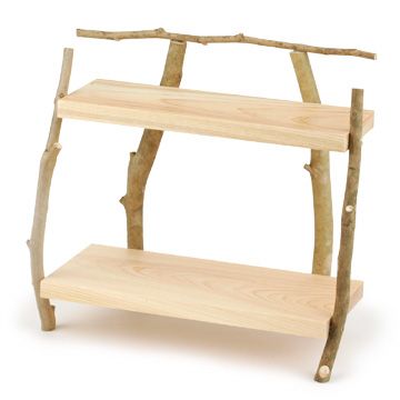 TOSARYU/スパイスラック2段 -四万十ひのきを使った素朴な調味料ラック