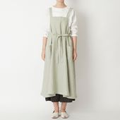 LINEN & BASIC/ワンピースエプロン