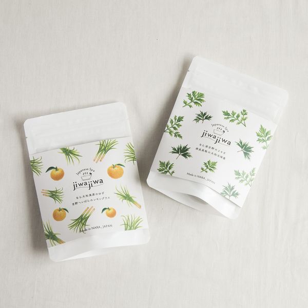 jiwajiwa/バスハーブ 2種セット -無農薬栽培の植物のみを使った、お