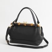 POMTATA/バンブーガマグチ ハンドバッグ