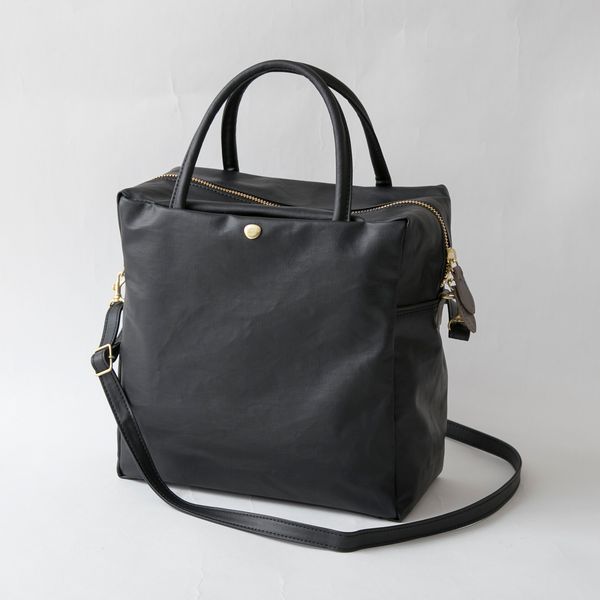 Neutral Gray/2way ショルダーバッグ ジェーン -軽くて丈夫、雨の日も