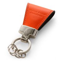 オイルレザー×オレンジ