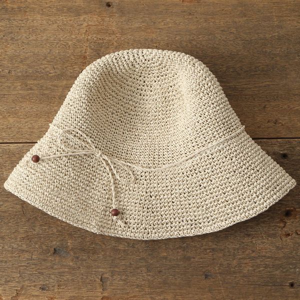 SASAWASHI/手編み帽子 -天然のUVカット力、断熱性＆吸湿性を満喫できる