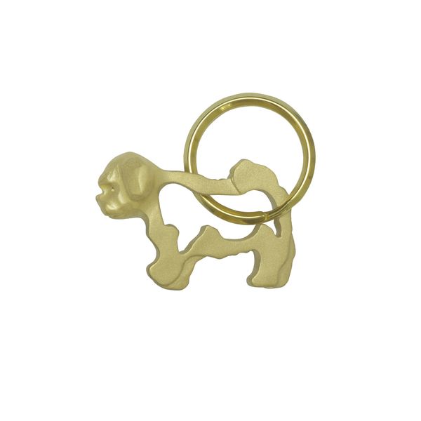 渋い顔の犬➰金属製 めちゃ重 純金オブジェ 「戌（いぬ）」 | 高品質 金・プラチナ