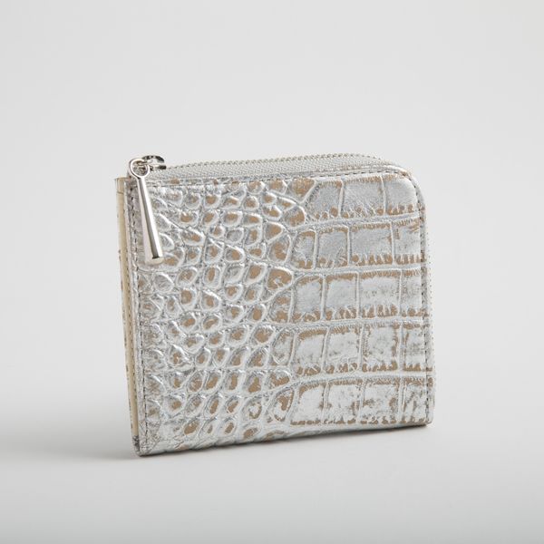 Coquette/Lzipミニ財布 クロコ -手元が華やかになるミニ財布
