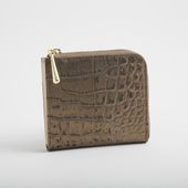 Coquette/Lzipミニ財布 クロコ