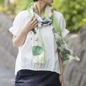 sasakihitomi/コットンシルクストール