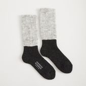 NISHIGUCHI KUTSUSHITA/モヘアウールパイルソックス S