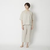 LINEN & BASIC/リネンのパジャマ兼ルームウェア