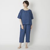 LINEN & BASIC/リネンのパジャマ兼ルームウェア