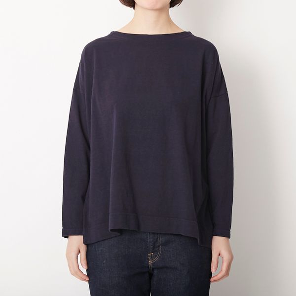 DAYS/コットンボートネックプルオーバー -大人女性の審美眼をクリア
