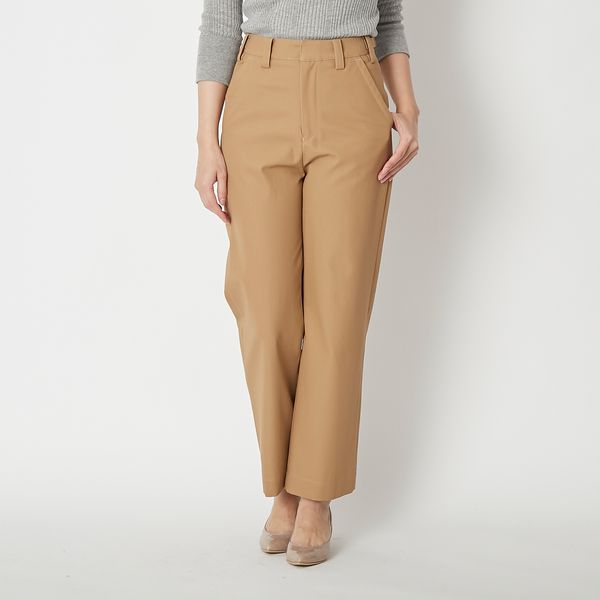 FANTASTICDAYS/オーガニックコットン強撚ツイルストレッチパンツ