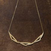 misa/オリーブ sideways ネックレス