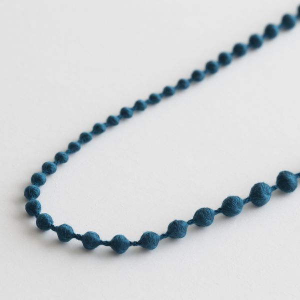 000/スフィアプラス ネックレス 80cm -繊細で美しい、彩り豊かな刺繍