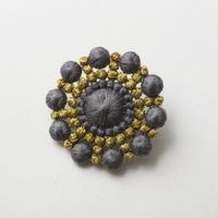 グレー×ゴールド