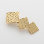 二月/四角みっつバレッタ