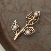 sasakihitomi/はっぱのブローチ