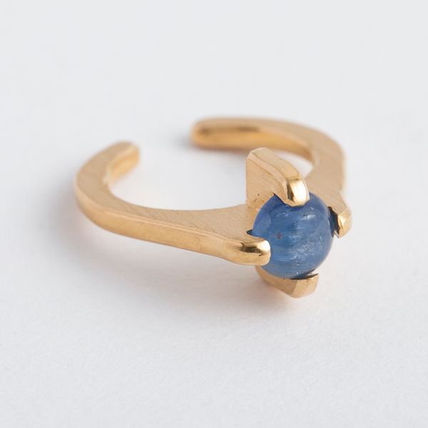 Nando Jewelry/ゴールドリング M -シックな装いに映える、天然石の
