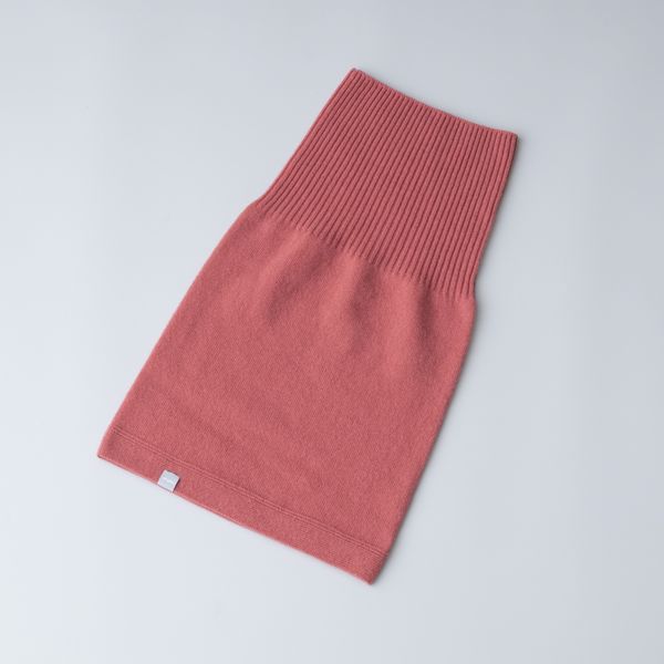 新聞掲載商品】el alto/カシミヤ100%リブスヌード -くたっとせずに首に