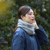 Heart of Mongolia/かたちを作りやすいカシミヤ100％スヌード